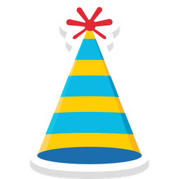 Gorra de cumpleaños  Icono