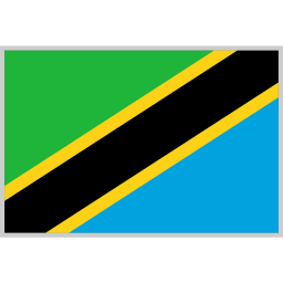 タンザニア、国旗、国 アイコン