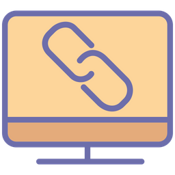 Computer Link  Icon