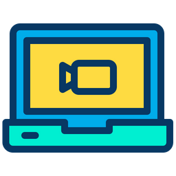 Multimedia Laptop  Icon