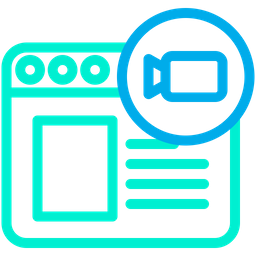 Multimedia Web  Icon