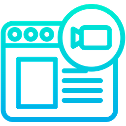 Multimedia Web  Icon