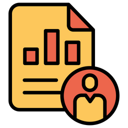 Employee Graph  Icon