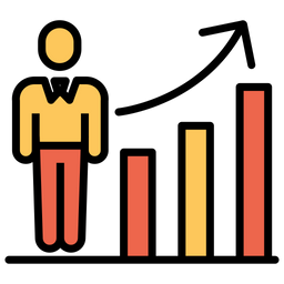 Crecimiento de los empleados  Icono