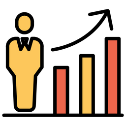 Crecimiento de los empleados  Icono