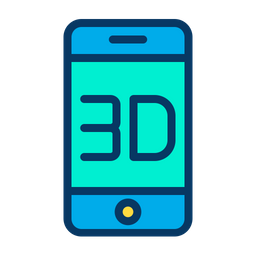 3D Mobile  Icon