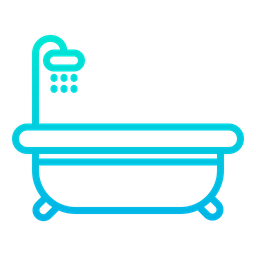 Badezimmer Badewanne  Symbol