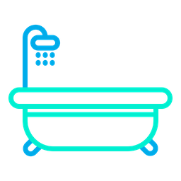 Badezimmer Badewanne  Symbol