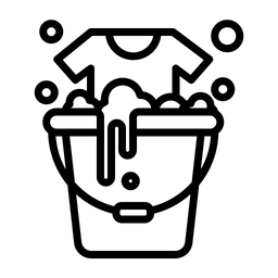 Wäscheeimer  Symbol