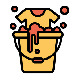 Bucket Laundry  Icon