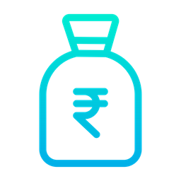 Rupees Money Bag  Icon