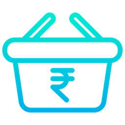 Rupees Basket  Icon