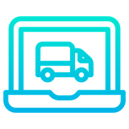 Laptop Truck  Icon