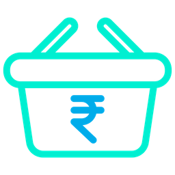 Rupees Basket  Icon