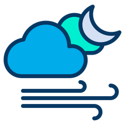 Night Cloud Wind  Icon