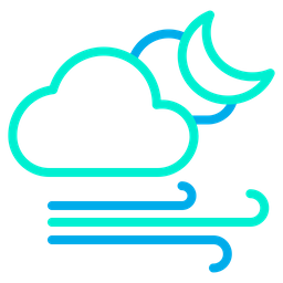 Night Cloud Wind  Icon