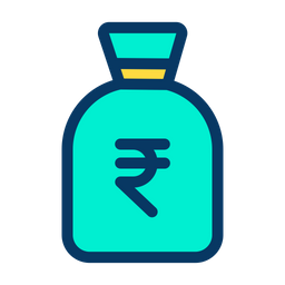 Rupees Money Bag  Icon