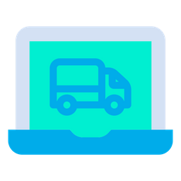 Laptop Truck  Icon