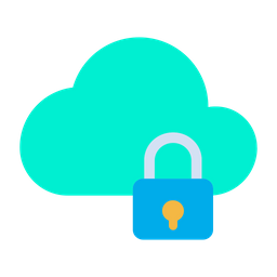 Lock Cloud  Icon