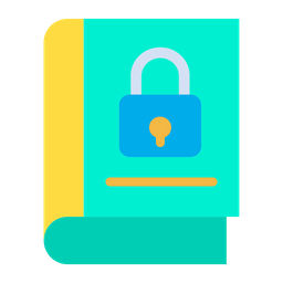 Lock Book  Icon