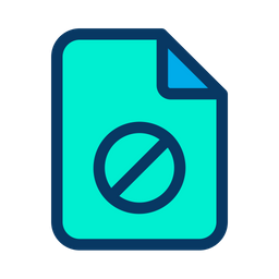 Ban Document  Icon