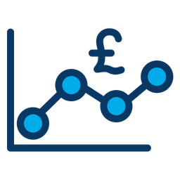 Pound Graph  Icon