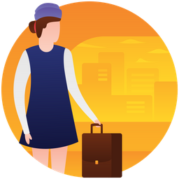 Air Hostess  Icon