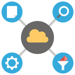 Cloud Data  Icon