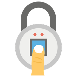 Biometric Lock  Icon