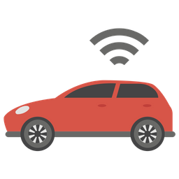 Autonomous Car  Icon