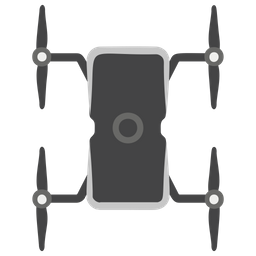 Auf einer Drohne  Symbol