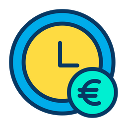 Euro Clock  Icon