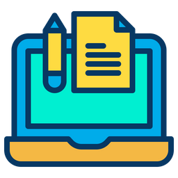 Laptop Study Note  Icon