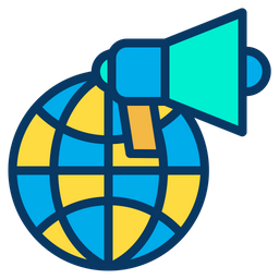 Globales Marketing  Symbol