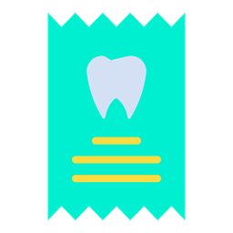 Conta odontológica  Ícone