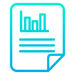 Analytics Document  Icon