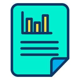 Analytics Document  Icon