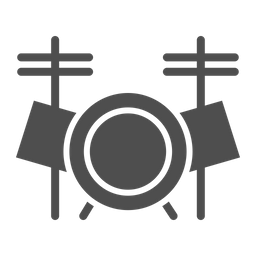 Drum Set  Icon