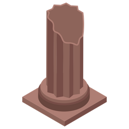 Broken Column  Icon