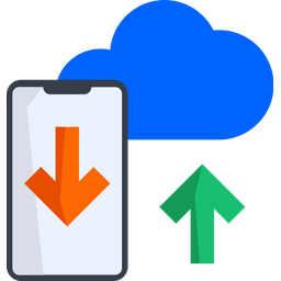 Cloud-Datenübertragung  Symbol