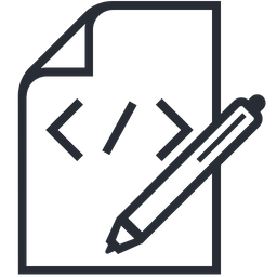 Kodierungsdatei  Symbol