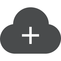 Wolke hinzufügen  Symbol