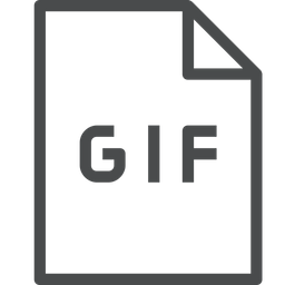 GIF File  Icon