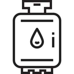 Cilindro de gas  Icono