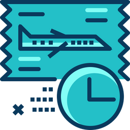 Airplane Ticket  Icon