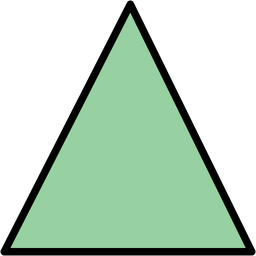 三角形、三角形、オブジェクト アイコン