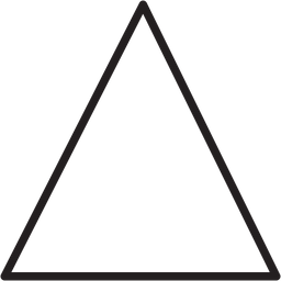 四辺形、三角形、オブジェクト アイコン