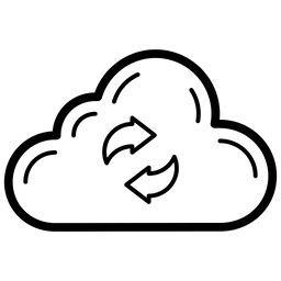 Cloud-Datensynchronisierung  Symbol