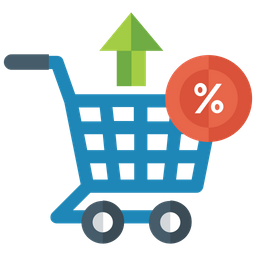 Discount Cart  Icon