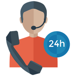 24 Hour Service  Icon